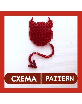 Схема для бисера: Демон RUEN