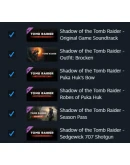 Shadow Of The Tomb Raider + DLC's Steam Offline