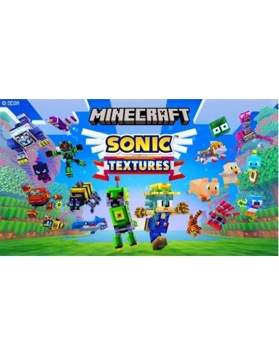Minecraft Sonic texture pack XBOX ONE XS КЛЮЧ