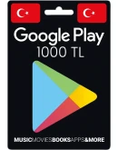 Подарочная карта Google Play на 1000 турецких лир