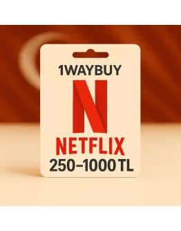 ТУРЦИЯНЕТФЛИКС 250 500 750 1000 TL Подарочная карта