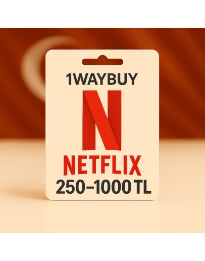 ТУРЦИЯНЕТФЛИКС 250 500 750 1000 TL Подарочная карта
