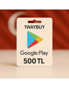 ТУРЦИЯГУГЛ ПЛЕЙ 500 TLПодарочная карта код оплаты