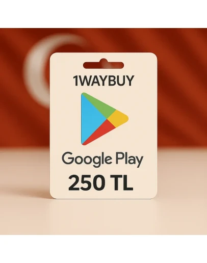 ТУРЦИЯГУГЛ ПЛЕЙ 250 TLПодарочная карта код оплаты
