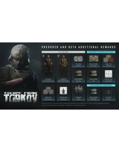 КЛЮЧ EFT EDGE OF DARKNESS EOD/ARENA + PVERU/CIS