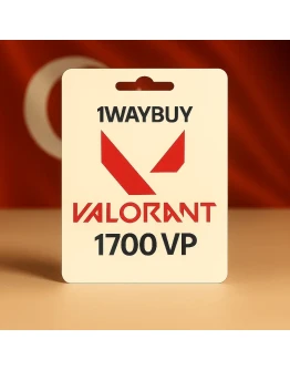ТУРЦИЯВАЛОРАНТ ПОИНТЫ 1700 VPПодарочная карта код
