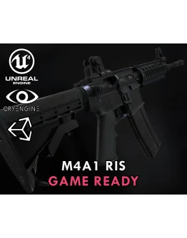 M4A1 RIS high detail