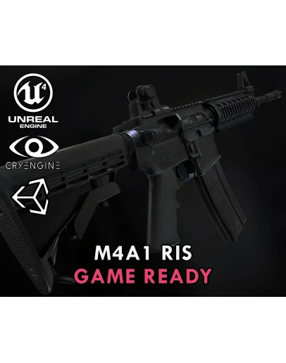 M4A1 RIS high detail M4A1 RIS high detail