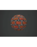 Стилизованный PBR текстура кирпиче + файл Substance
