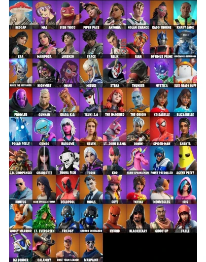 FORTNITE68+ СКИНОВ АККАУНТА OG STW LVL 100+ + ПОЧТА