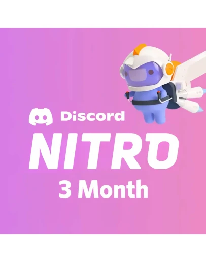 DISCORD NITRO 3 МЕСЯЦ+2БУСТА МОМЕНТАЛЬНАЯ ДОСТАВКА