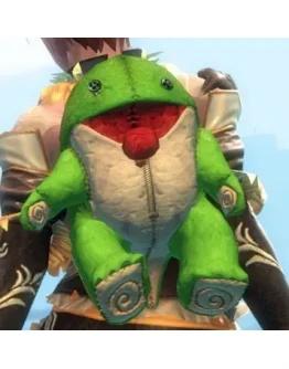 Guild Wars 2 Зеленый плюшевый чехол для рюкзака Quaggan