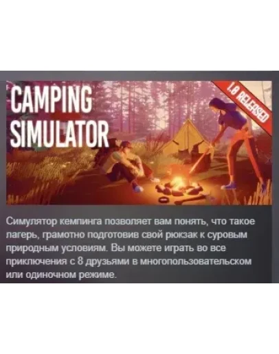 Camping Simulator: The Squad АВТОДОСТАВКА STEAM РОССИЯ