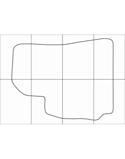 CHERY TIGGO 2006-2013 Лекала автоковриков, вектор