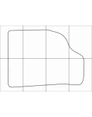 CHERY TIGGO 2006-2013 Лекала автоковриков, вектор