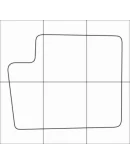 CHERY TIGGO 2006-2013 Лекала автоковриков, вектор