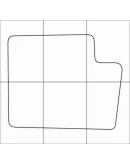 CHERY TIGGO 2006-2013 Лекала автоковриков, вектор