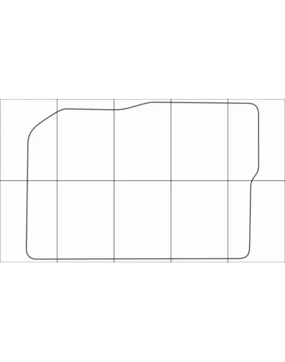 CHEVROLET CAPTIVA 2006-2011 Лекала автоковриков, вектор