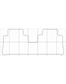 CHEVROLET CAPTIVA 2006-2011 Лекала автоковриков, вектор