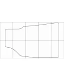 CHEVROLET CAPTIVA 2012-16 Лекала автоковриков, вектор