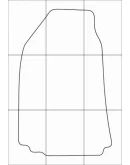 CHEVROLET COBALT 2013-- Лекала автоковриков, вектор