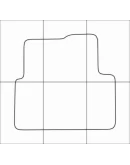 CHEVROLET COBALT 2013-- Лекала автоковриков, вектор