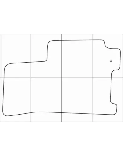 CHEVROLET LACETTI 2004-- Лекала автоковриков, вектор