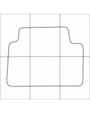 CHEVROLET LACETTI 2004-- Лекала автоковриков, вектор