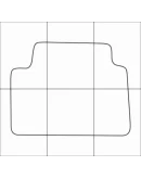 CHEVROLET LACETTI 2004-- Лекала автоковриков, вектор