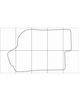 CHEVROLET TAHOE 2006-2014 Лекала автоковриков, вектор
