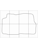 CHEVROLET TAHOE 2006-2014 Лекала автоковриков, вектор