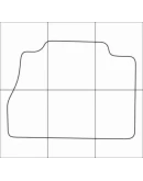 CHEVROLET TAHOE 2006-2014 Лекала автоковриков, вектор