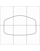 CHEVROLET TRAIL BLAZER 2012 Лекала автоковриков, вектор