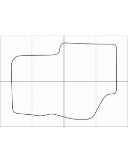 CHEVROLET TRIAL BLAZER 2001-2008 Лекала автоковриков