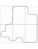 CHEVROLET TRIAL BLAZER 2001-2008 Лекала автоковриков