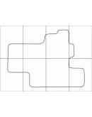 CHEVROLET TRIAL BLAZER 2001-2008 Лекала автоковриков