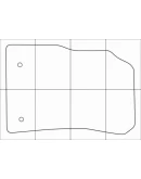 CHEVROLET СRUZE 2009-- Лекала автоковриков, вектор