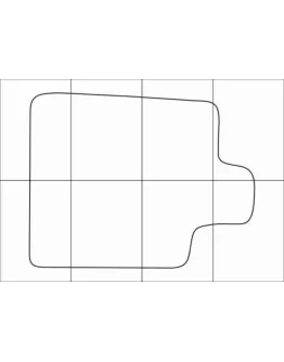 CITROEN C 5 2004-2007 Лекала автоковриков, вектор