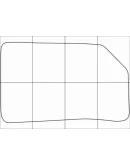 CITROEN C 5 2004-2007 Лекала автоковриков, вектор