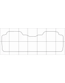 CITROEN C 5 2004-2007 Лекала автоковриков, вектор