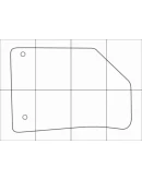 CITROEN C 5 2007-- Лекала автоковриков, вектор