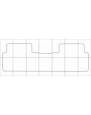 CITROEN C 5 2007-- Лекала автоковриков, вектор