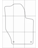 CITROEN C4 2011-- Лекала автоковриков, вектор