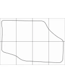 CITROEN C4 2011-- Лекала автоковриков, вектор