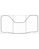 CITROEN C4 2011-- Лекала автоковриков, вектор