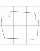 CITROEN C4 2011-- Лекала автоковриков, вектор