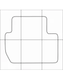 CITROEN C-CROSSER 2007-2013 Лекала автоковриков, вектор