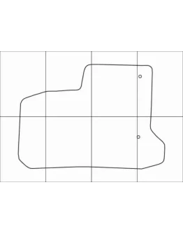 CITROEN С3 PICASSO 2008-- Лекала автоковриков, вектор