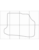 CITROEN С3 PICASSO 2008-- Лекала автоковриков, вектор