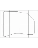 CITROEN С4 PICASSO 2006-- Лекала автоковриков, вектор